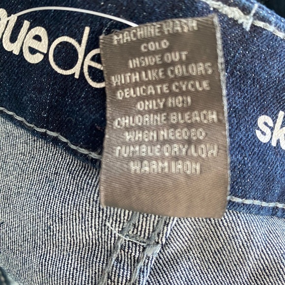 Avenue Plus Size Skinny Dark Wash Denim Jeans NWT Size 24P - Picture 6 of 6